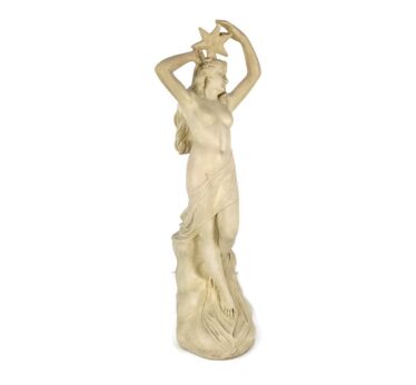 Statue Nude Young Girl Heavy Resin Vintage Large sculpture
