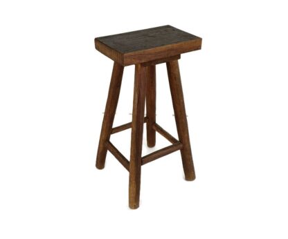 Antique Milking Stool Bench Bar Stool Pedestal plant Bonsai Stand  Barn Country style wood