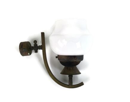 Gass Pendant Sconce Antique Glass shade very rare