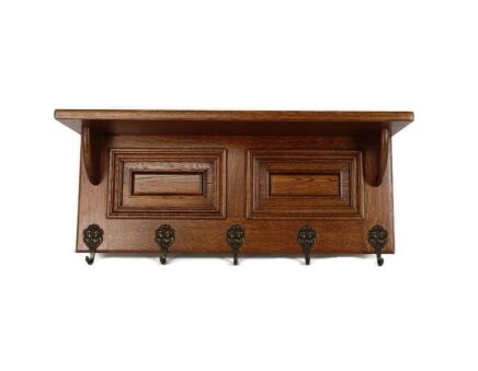 Gorgeous Ornate Hand Carved Wood Coat Hat Rack Antique Stylish Kitchen Clothing rack