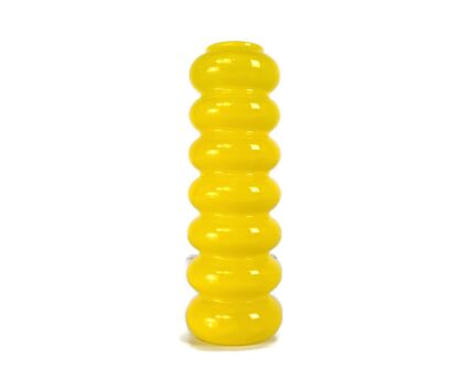 IKEA Solstrale Bubble Hooped Yellow  vase yellow - designer Anne Nilsson - vintage Limited Edition 1980s