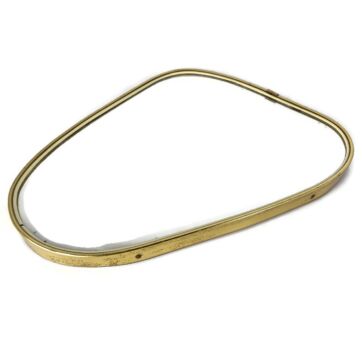 Hanging mirror vintage,  Deknudt style oval, retro, hallway, bathroom