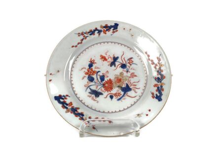 Antique Chinese Imari Porcelain Dish Platter Plate  18th century Hand Painted 