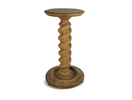 Vintage Plant stand Barley Twist Pedestal Sand Blasted Side table Bonsai Stand Farmhouse style