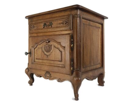 Nightstand End table Dresser 50s Vanity Cabinets Louis XVI style Louis XV Oak 
