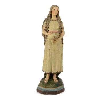 statue Mary Magdalene magdala young Mary Magdalene with Skull Plaster Collector 