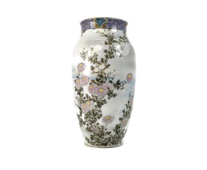 japanese Antique 19th century Floral Vase Decoration only 
