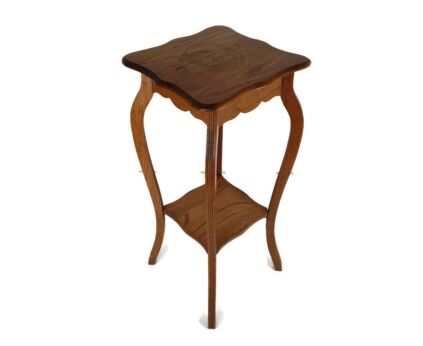 Art Nouveau Side Coffee table Pedestal  two tier  Plant Stand Bonsai Stand Farmhouse style