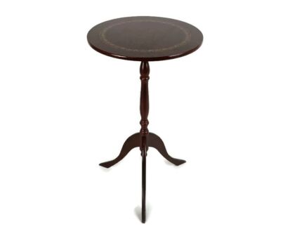Vintage Wooden Wood Side table Occasional Wine table Pedestal Plant stand Barn style