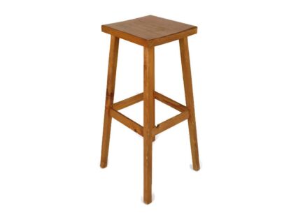 Vintage Pine wood Pedestal Display Table Plant Stand  Bonsai stand  Flower Table