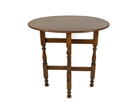 vintage foldable dining Kitchen, table wood 70s practical barn farmhouse style