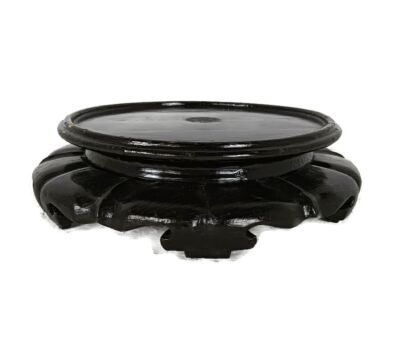 Pedestal Stand for Planter Flower Jardiniere or Vase  Wood Display Base for Buddha  vintage