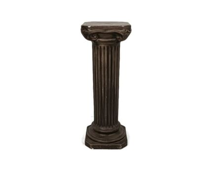 vintage plant stand pedestal pillar plaster side table very rare 
