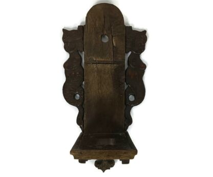 Antique 19th century wall hanging console hand carved wood mermaids very special