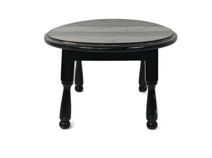 Low carved wooden Side table end table plant stand pedestal bonsai table barn style vintage