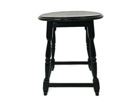 carved wooden Side table end table plant stand Stool pedestal bonsai table barn style vintage