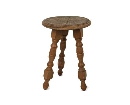 very special tripod pedestal plant stand bonsai table side occasional table wood barn style
