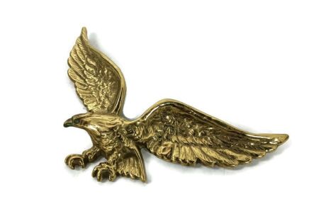 Brass Eagle trim plaque vintage medallions Virginia 