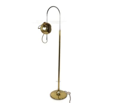 Attributed Gepo Arc lamp standing floor lamp light Netherlands Funky vintage
