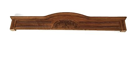 Art Nouveau  antique ornate pediment over door reclaimed carved wood architectural salvaged