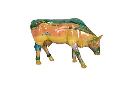 figurine vintage cow parade after Vincent Van Gogh collector