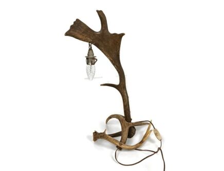 Vintage desk table bedside table lamp Antler Hunter 