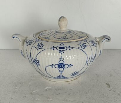 Antique  Boch Maastricht HollandCopenhague Kopenhagen Sugar Bowl  Creamer Marked 