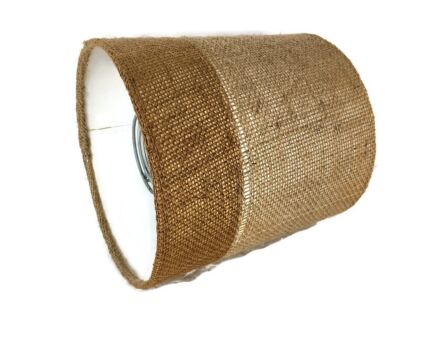 Vintage lamp Shade Fabric  Jute Burlap  Authentic Shade for Lamp Japandi style