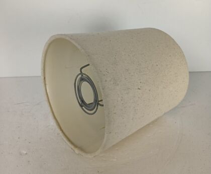 Vintage lamp Shade Fabric white  Authentic Shade for Lamp 