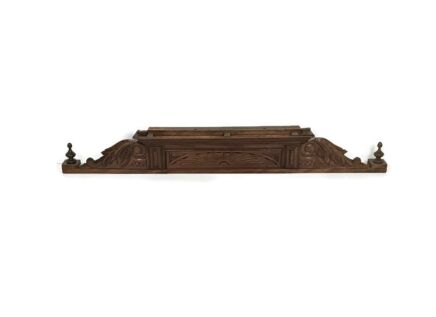 Beautiful Hand Carved Wood Antique Pediment Ornate Over door Architectural reclaimed Salvaged  