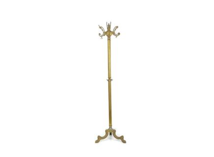 Standing Hall Tree Coat Hallway Rack Brass Hollywood regency Eyecatcher Italian modernist
