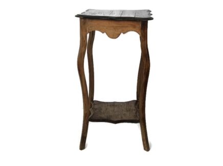 Antique Art Nouveau Plant stand Pedestal two tier side bonsai side table barn farmhouse  