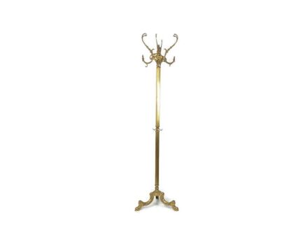 Standing Hall Tree Coat Hallway Rack Brass Hollywood regency Italian  eyecatcher  beautiful