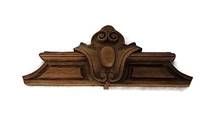 antique small pediment over door trim carved wood medallion beautiful reclaimed architectural