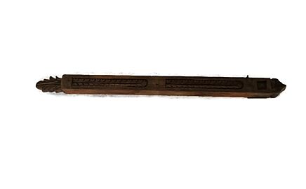 small antique ornate special hand carved wooden pediment trim reclaimed architectural 