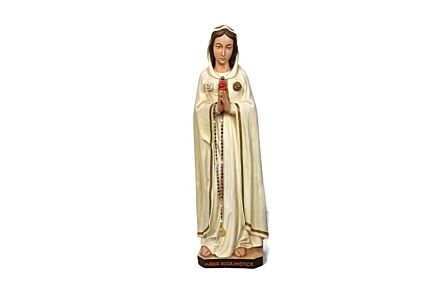 XL Vintage Statue Maria Rosa Mystica Montichiari 1980 Italian terracotta Fontanelle Pilgermadonna 