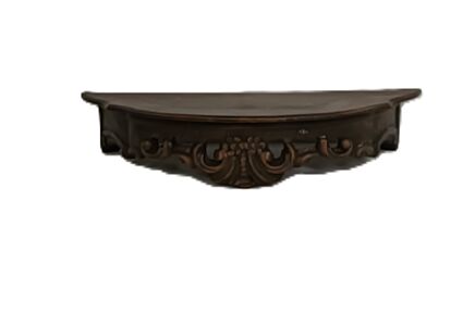 Antique ornate Hand Carved Wood Wooden wall hanging Console Shelf ornate