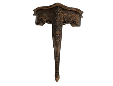 Ornate carved wooden console wall table antique WOW