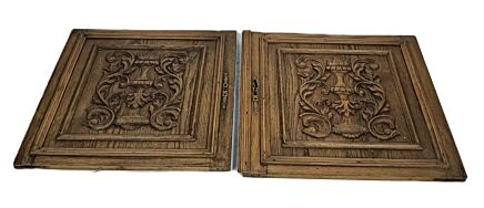 pair antique door panels doors cabinet reclaimed architectural Vase flowers