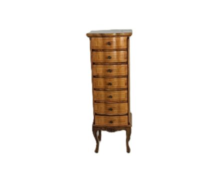 Vintage Chest of Drawers Archive  Cabinet Hallway End Table Nightstand wood Louis XVI style