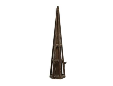 Large Gothic Antique Architectural Reclaimed Ornamental Wooden Pinacle WOW 