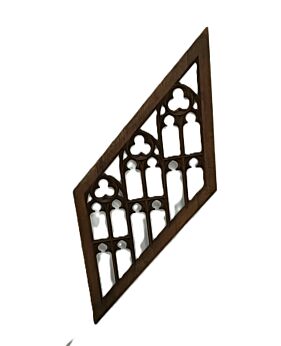 Neo gothic church panel pediment antique 19th century WOW reclaimed architectural