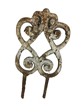 cast iron antique garden stake decoration ornate support architectural 