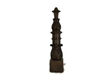 Neo Gothic  Reclaimed Carved Wood  Spindle Baluster  Trim Post  Pillar Salvaged Antique 