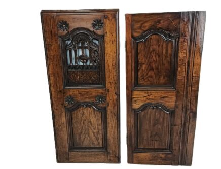 18th Century Reclaimed Architectural Wood Panels with IHS Monogram