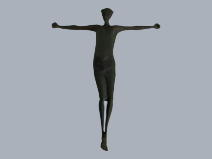 Wall Hanging Iron Sculpture Corpus Jesus Christ Maurice Witdouck Belgium