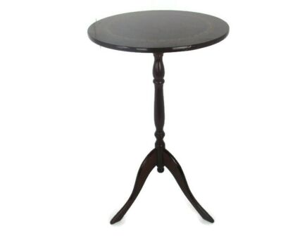 Edwardian Style Tripod Side Display Lackered Table Pedestal Plant Bonsai Stand