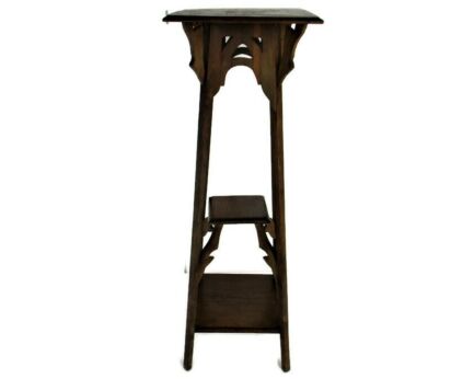 Art Nouveau Pedestal Table Plant Flower Stand Side Table 3 Tier Art Deco  Gorgeous Hand Carved Ornate