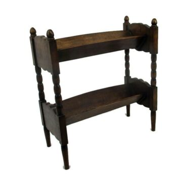 Lovely Book shelve Stand Storage Sewing Box Side Table Bobbin Edwardian Gorgeous