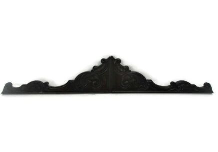 Couple Corbels Finials Hand Carved Wood Pediment Over Door Architectural Antique Reclaimed